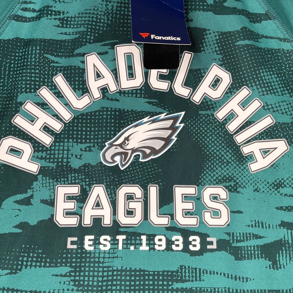Philadelphia Eagles Fanatics T Shirt 2XL Green Graphic Print New NWT NFL Mens - Picture 3 of 11